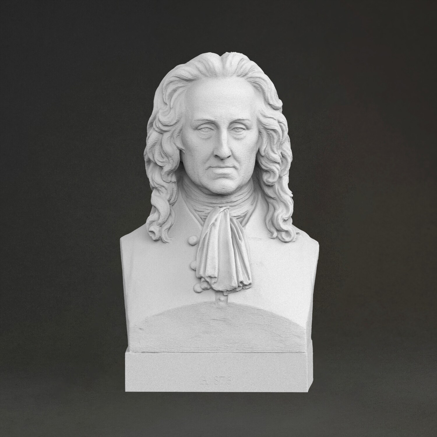 3D Printing Resin - Escultura de Baron Ludwig Holberg, resina