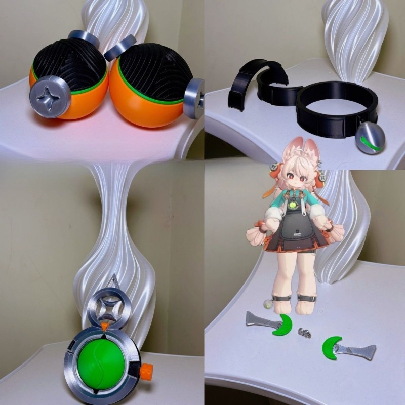 3D Printing Zone - Zhao cosplay jogo zenless zona zero