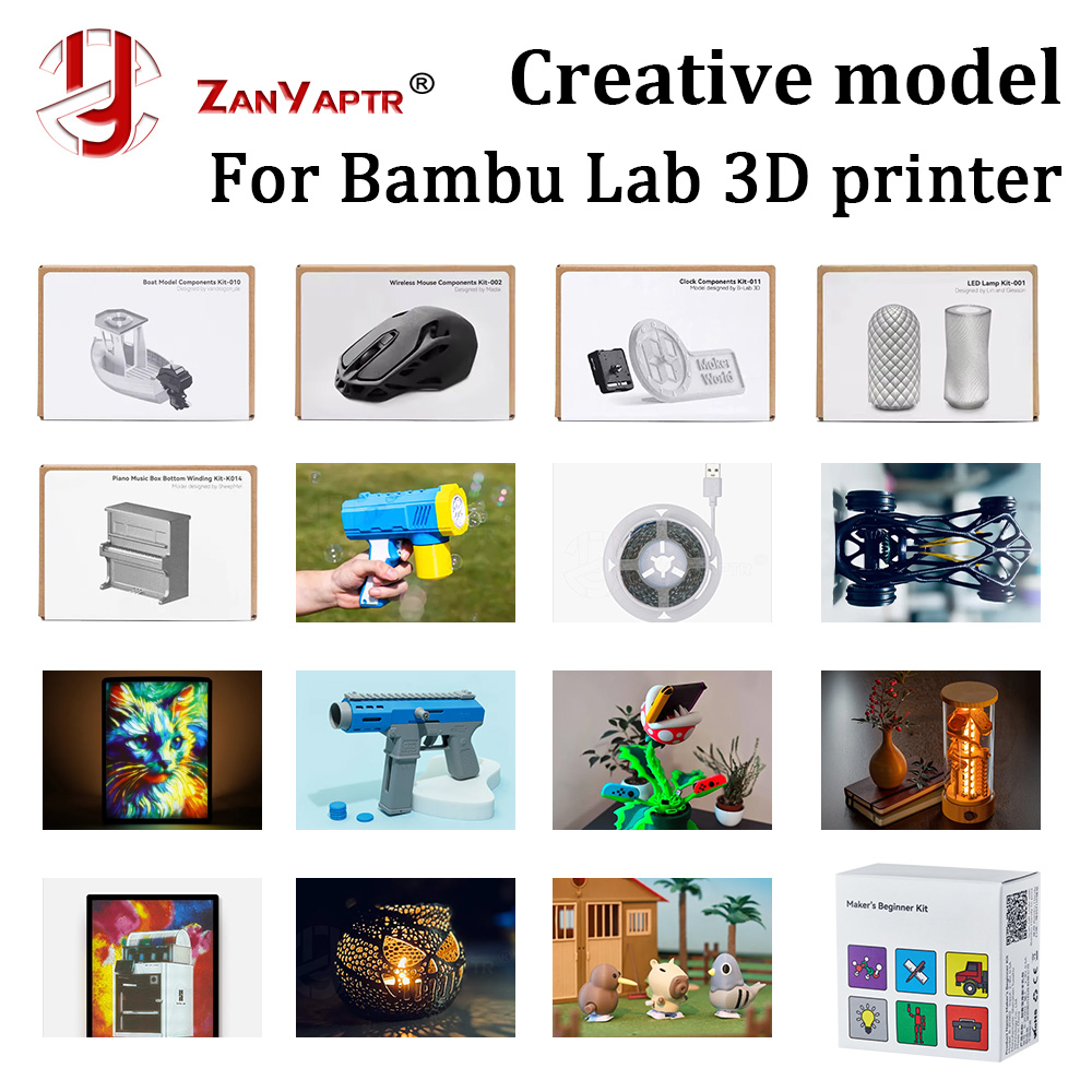 3D Printing Workshop - Componentes Criativos DIY para Bambu Lab: