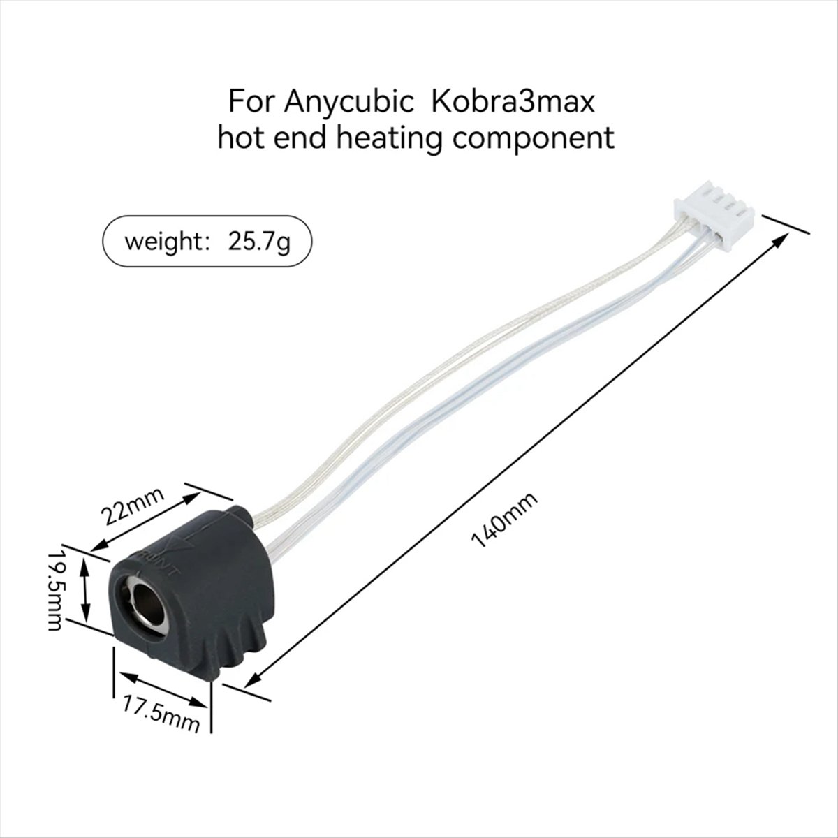 Nozzle 0.4Mm Hardened - A64I Para 3 Max Hotend: Bico