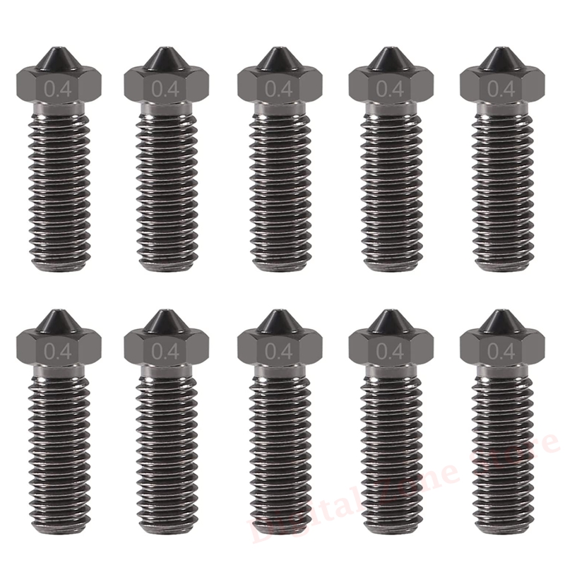 Nozzle 0.4Mm Hardened - Aço endurecido v6 vulcão bocal, m6