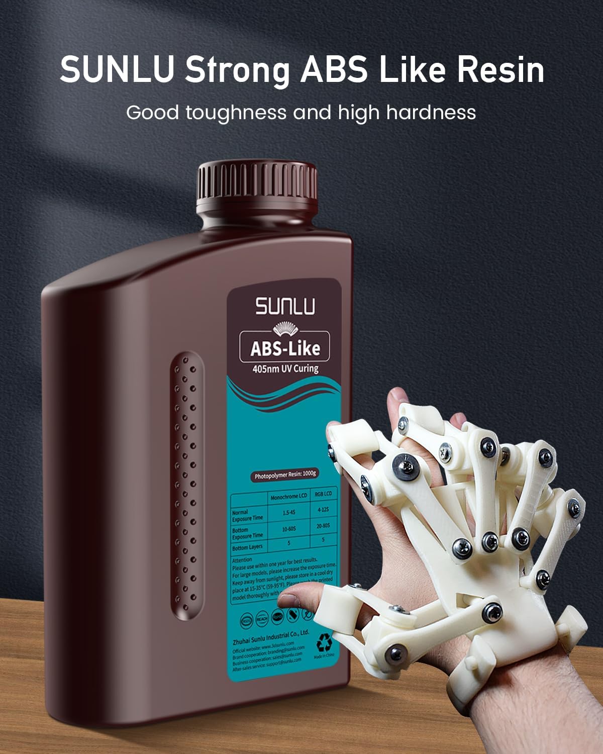 3D Printing Uv Sensitive Resin - Sunlu abs como resina 405nm 1kg