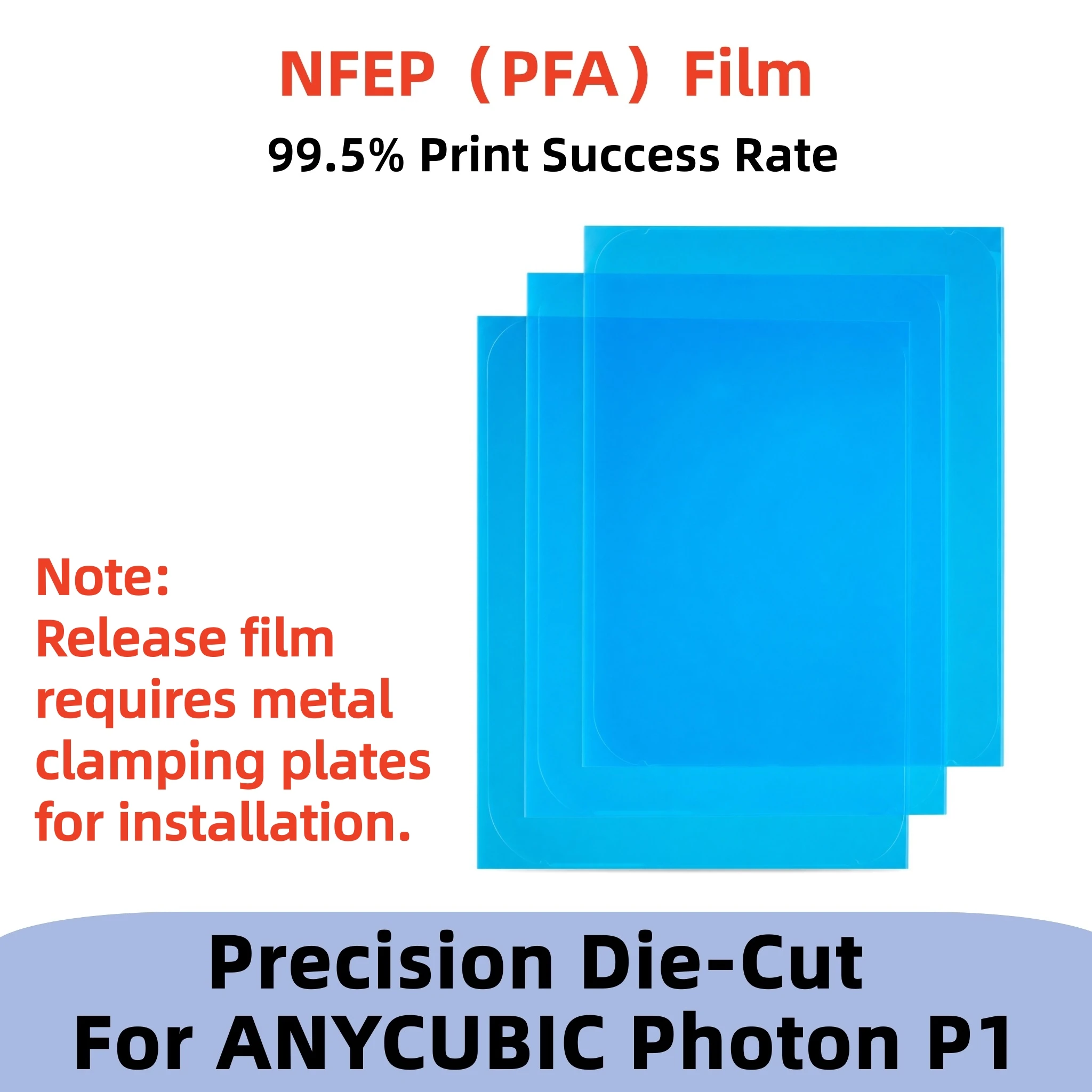 3D Printing Uv Sensitive Resin - Filme de Liberação NFEP (PFA) para