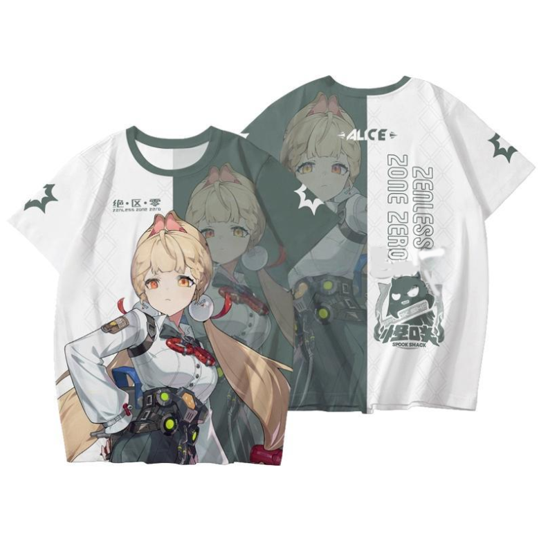 3D Printing Zone - Alice jogo zenless zona zero camisetas