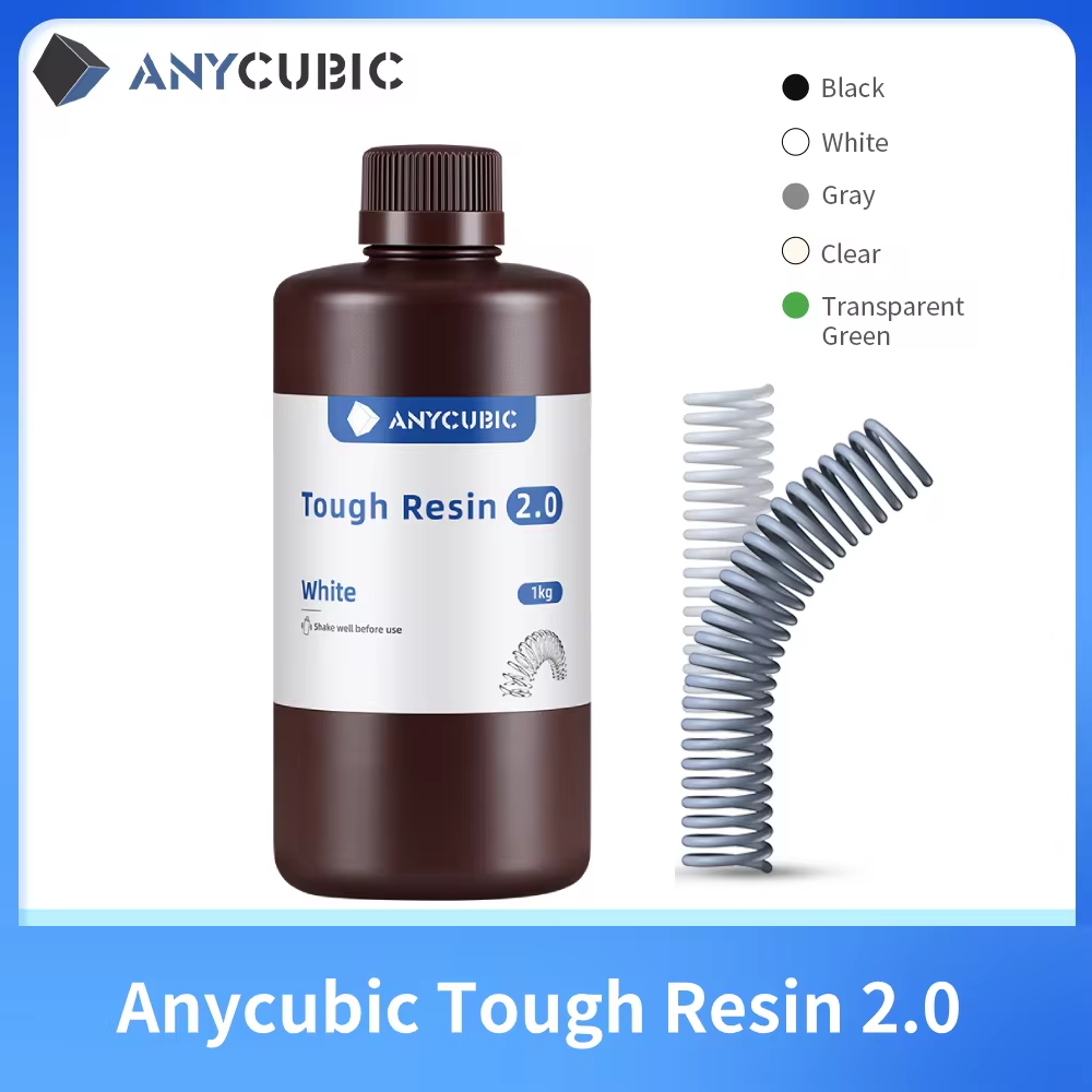 3D Printing Uv Sensitive Resin - Anycubic resina resistente flexível 2.0 lcd