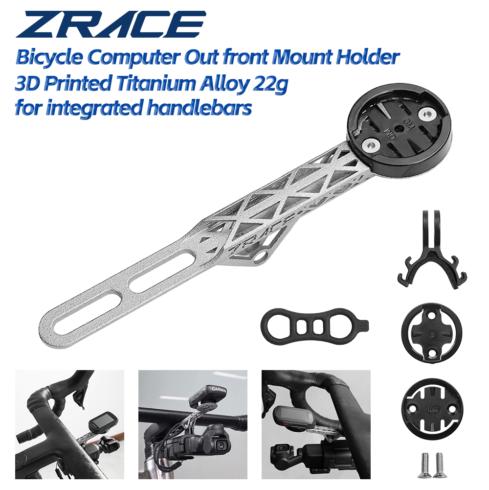 3D Printing Titanium - Suporte Frontal para Computador de Bicicleta