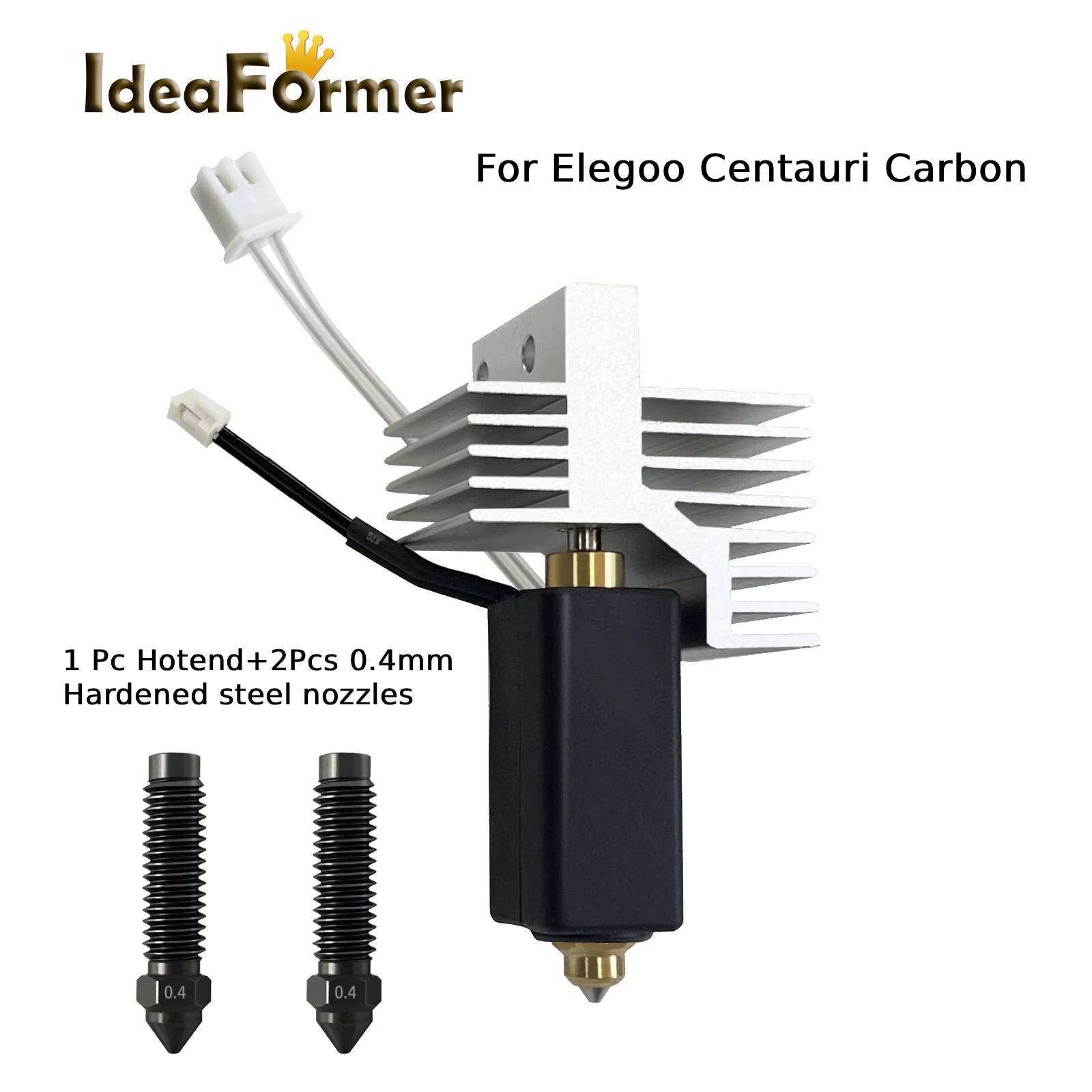 Nozzle 0.4Mm Hardened - Hotend Cerâmico Aprimorado para Elegoo Centauri
