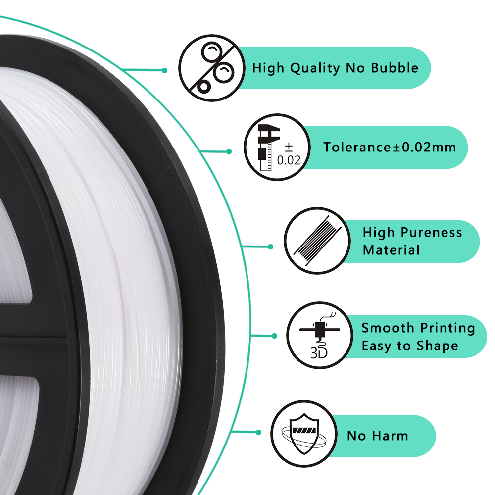Filamento 3D SUNLU 10KG PETG 1 - 3D Printing Nylon avaliação e preço