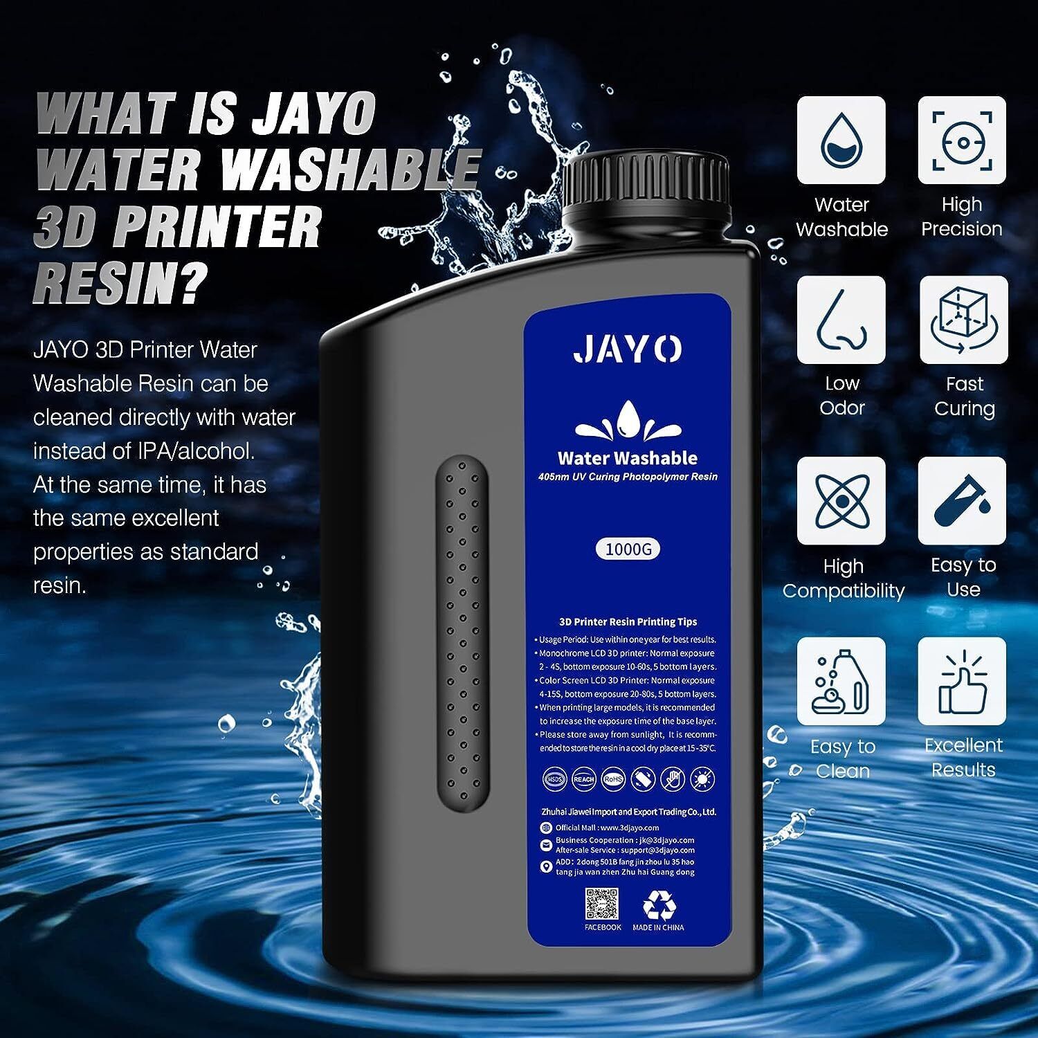Jayo padrão/como abs/resina de - 3D Printing Uv Sensitive Resin avaliação e preço