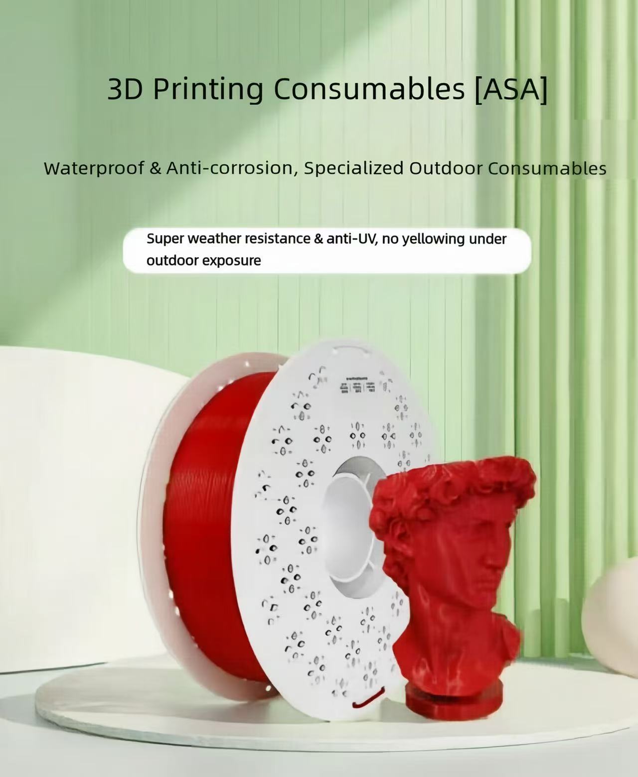 Filamento ASA 1.75mm 1KG Resis - Asa Filament Outdoor avaliação e preço