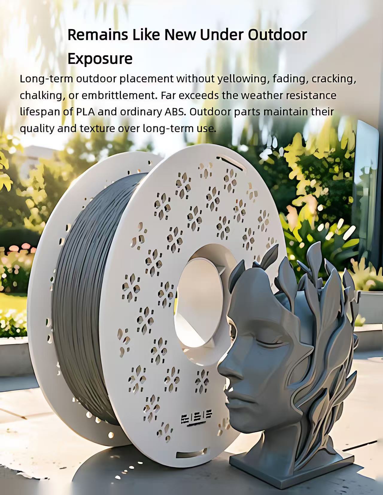 Filamento ASA 1.75mm 1KG Resis - Asa Filament Outdoor avaliação e preço