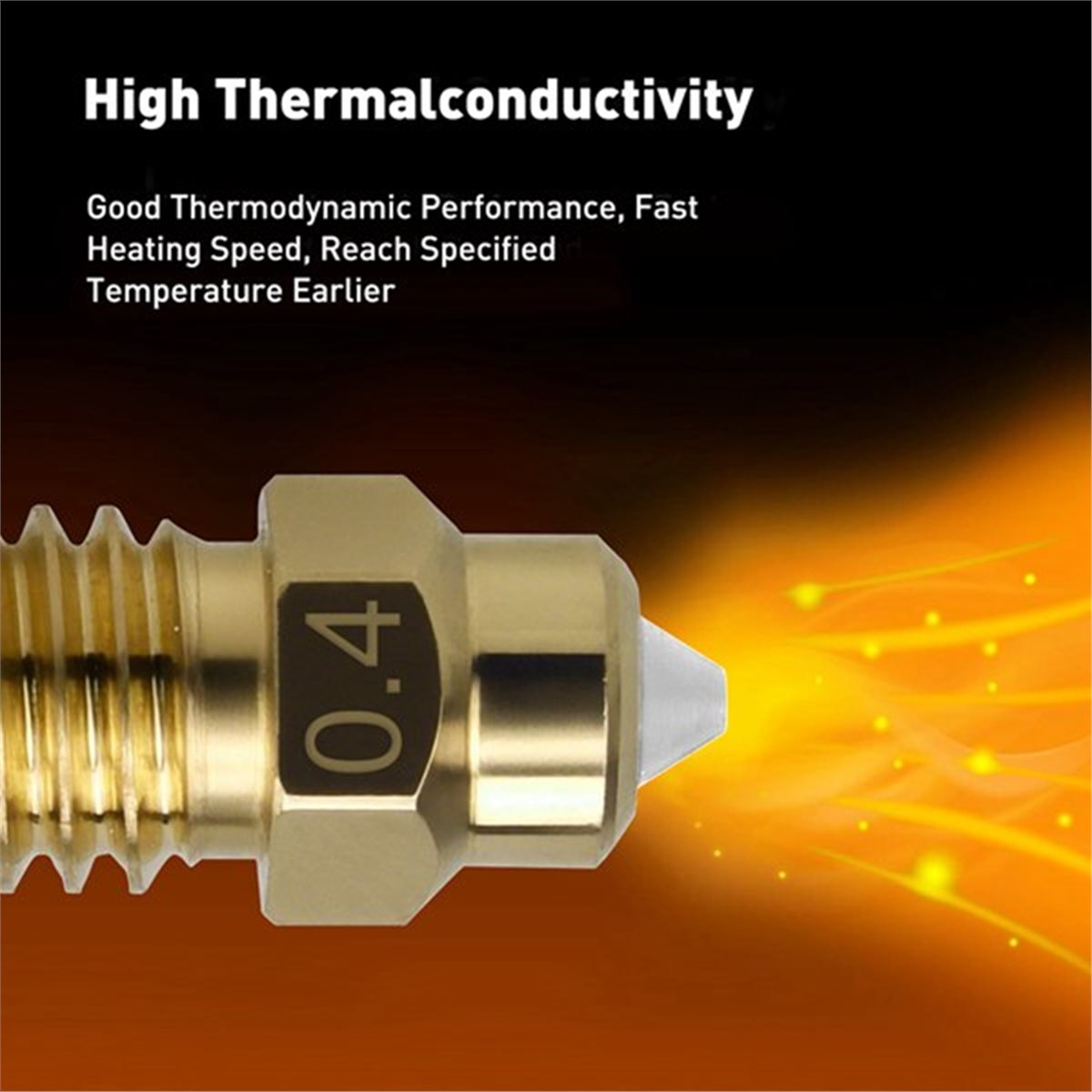 A40T 5 Peças Bico de 0.2mm 0.4 - Nozzle 0.4Mm Hardened avaliação e preço