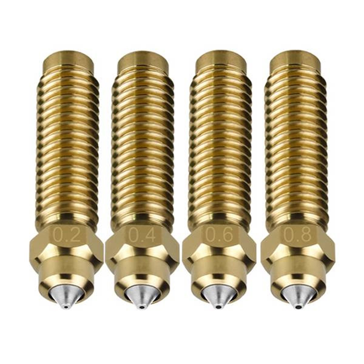 A40T 5 Peças Bico de 0.2mm 0.4 - Nozzle 0.4Mm Hardened avaliação e preço