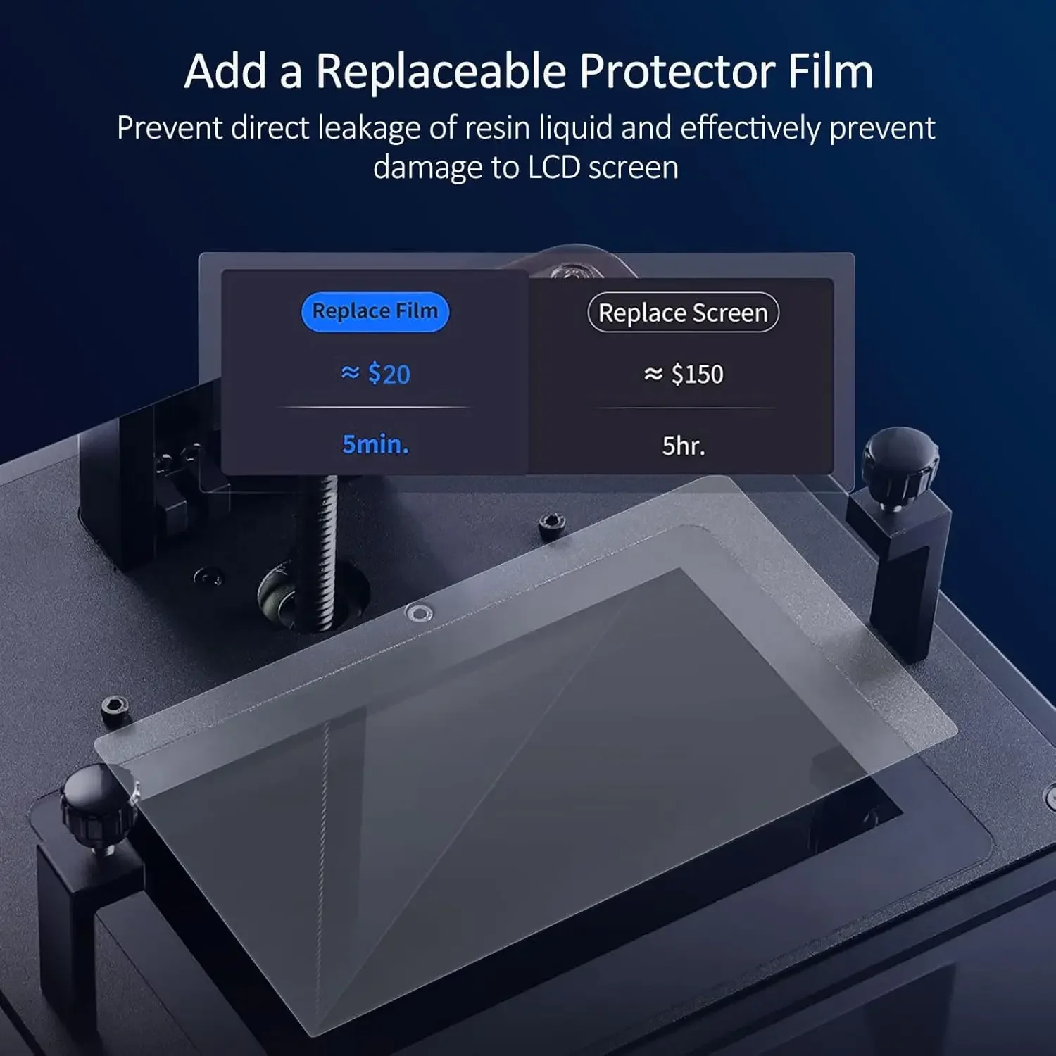 5 Unidades Película Protetora  - 3D Printing Uv Sensitive Resin avaliação e preço