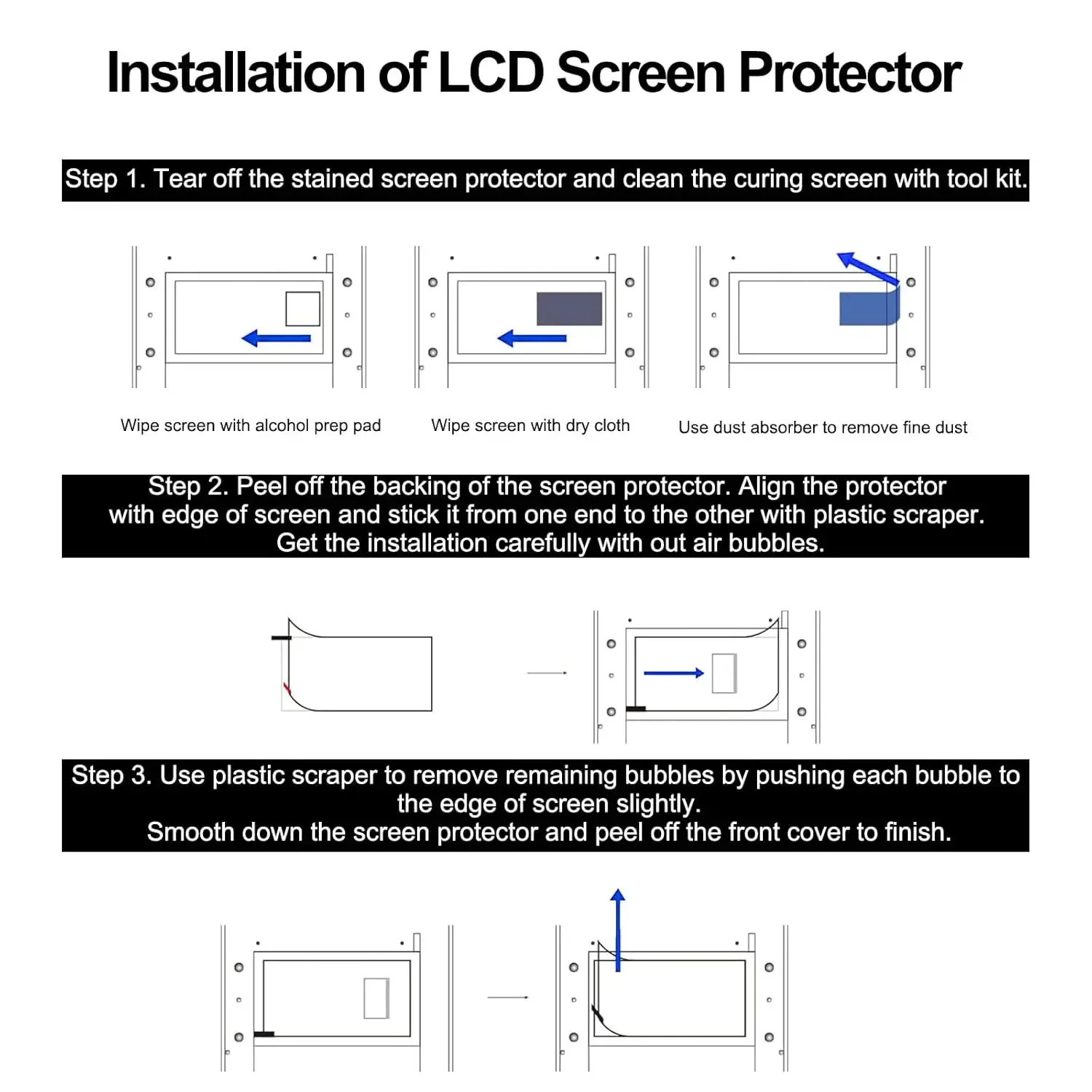 5 Unidades Película Protetora  - 3D Printing Uv Sensitive Resin avaliação e preço