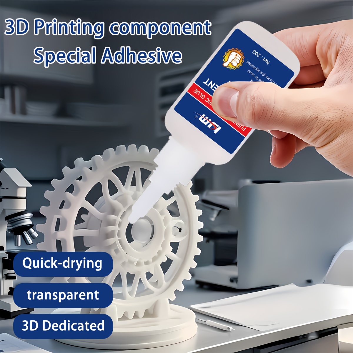 Adesivo transparente de secage - 3D Printing X Axis avaliação e preço