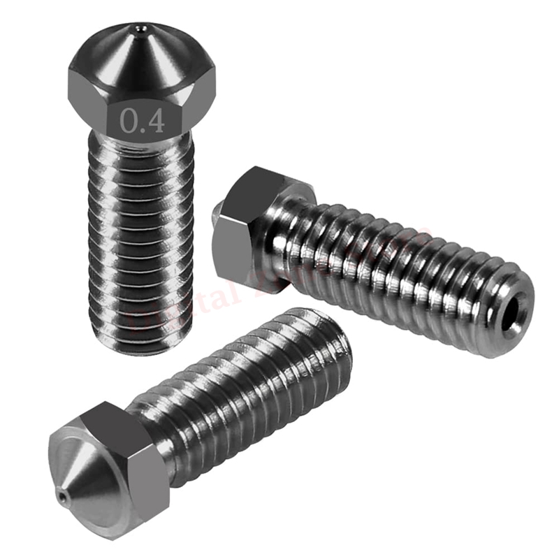 Aço endurecido v6 vulcão bocal - Nozzle 0.4Mm Hardened avaliação e preço