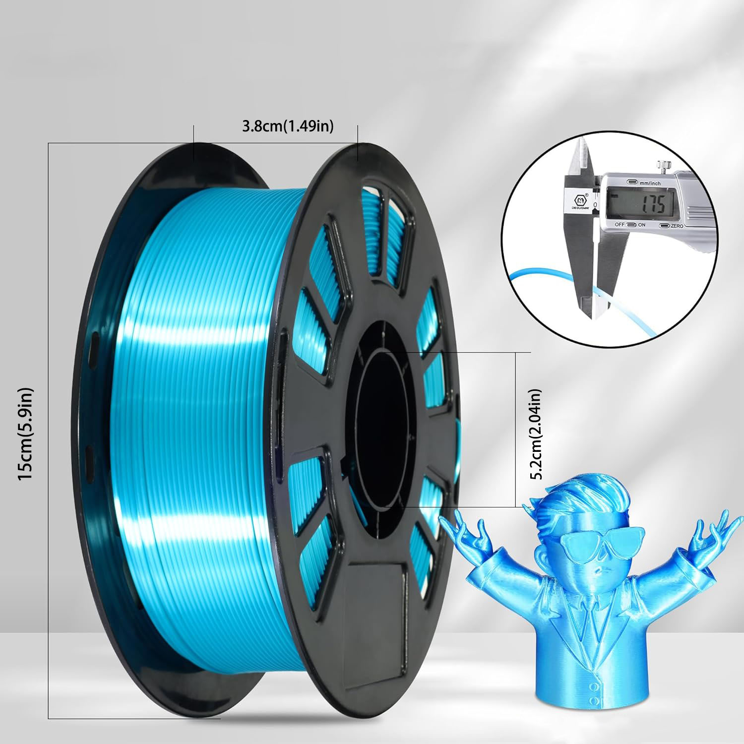 Filamento de Impressão 3D Silk - 3D Printing Nylon Filament avaliação e preço