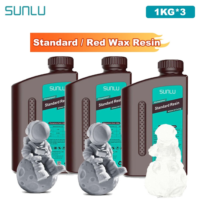 Resina SUNLU 3KG Padrão / Resi - 3D Printing Uv Sensitive Resin avaliação e preço