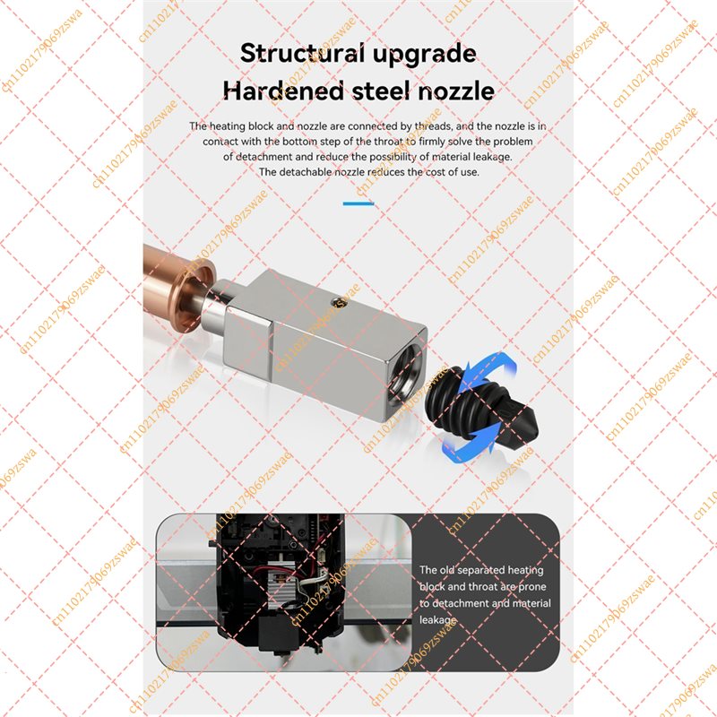 Kit Hotend de Aço Temperado 0. - Nozzle 0.4Mm Hardened avaliação e preço