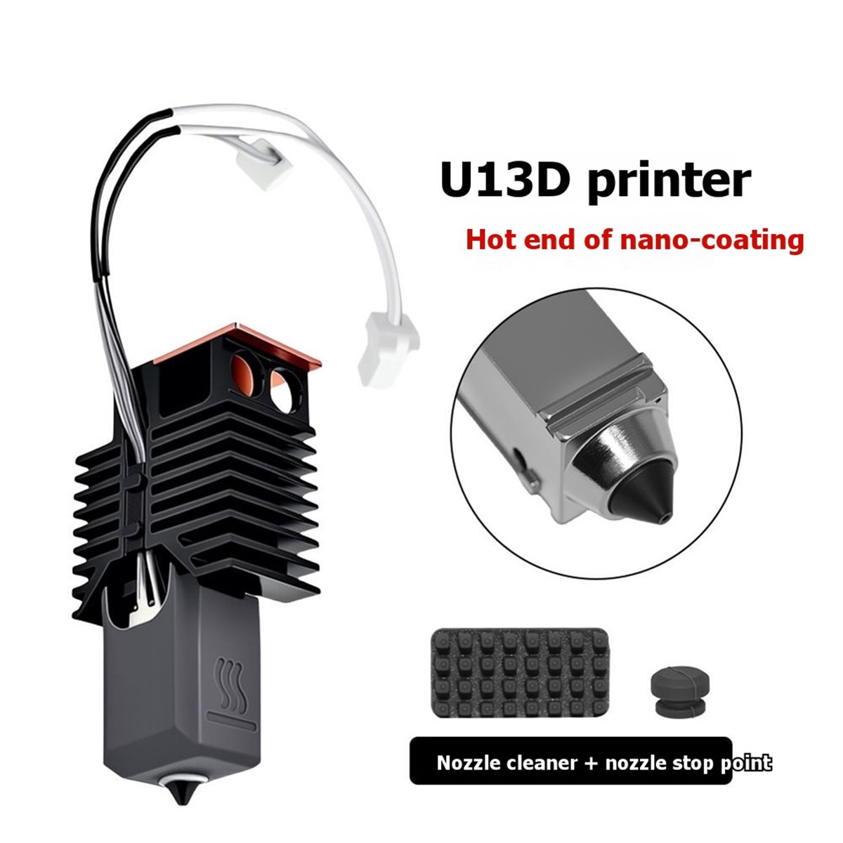 NOVO! Kit de Bloco Cerâmico pa - Nozzle 0.4Mm Hardened avaliação e preço