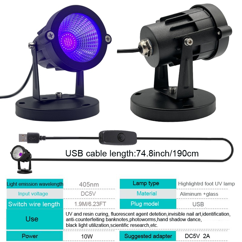 Luz roxa led 10w 30w luz negra - 3D Printing Uv Sensitive Resin avaliação e preço