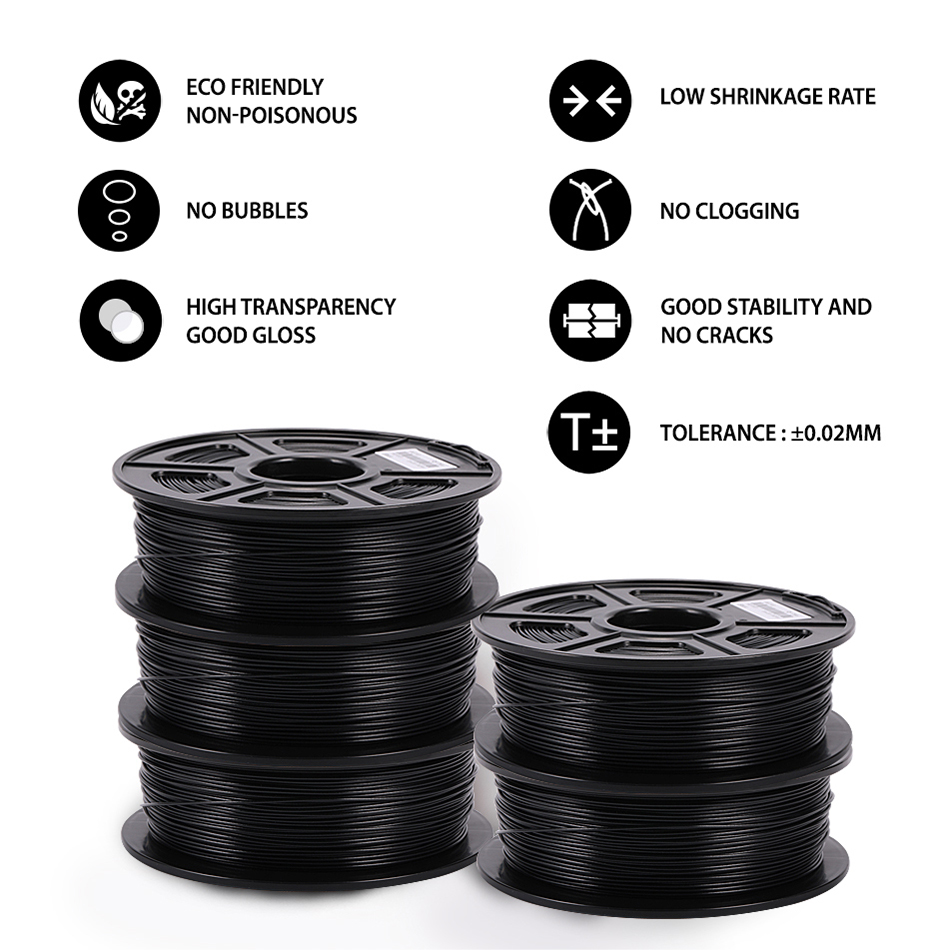 Sunlu petg filamento 3d 1kg 1. - 3D Printing Nylon Filament avaliação e preço