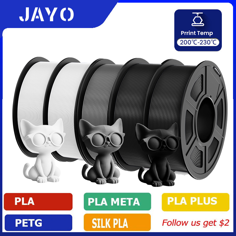 Jayo 5 rolos pla/pla plus/petg - 3D Printing Nylon avaliação e preço
