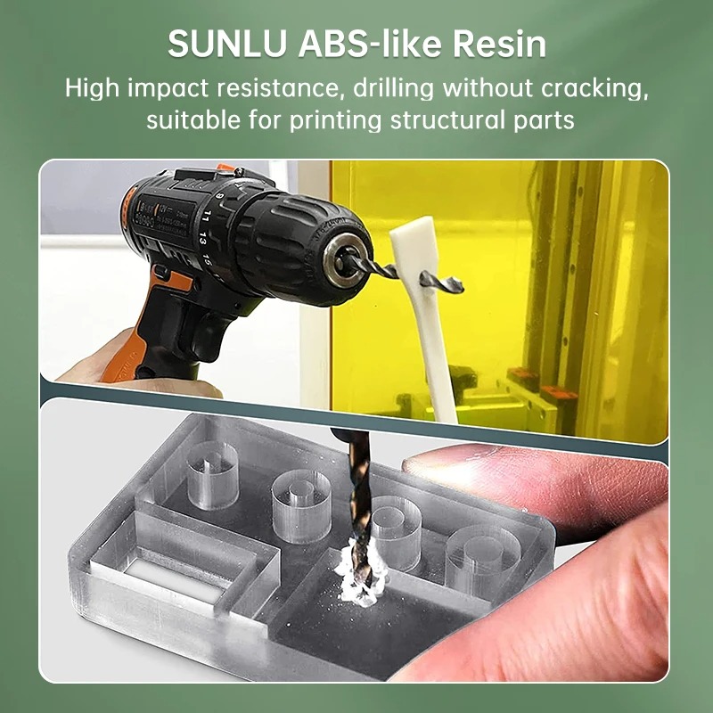 Sunlu 3kg abs-como/padrão/resi - 3D Printing Uv Sensitive Resin avaliação e preço