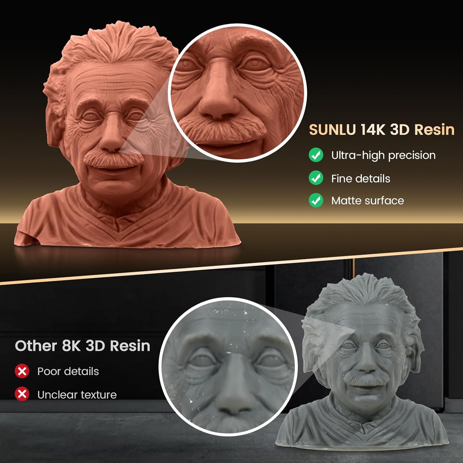 Sunlu 3kg abs-como/padrão/resi - 3D Printing Uv Sensitive Resin avaliação e preço