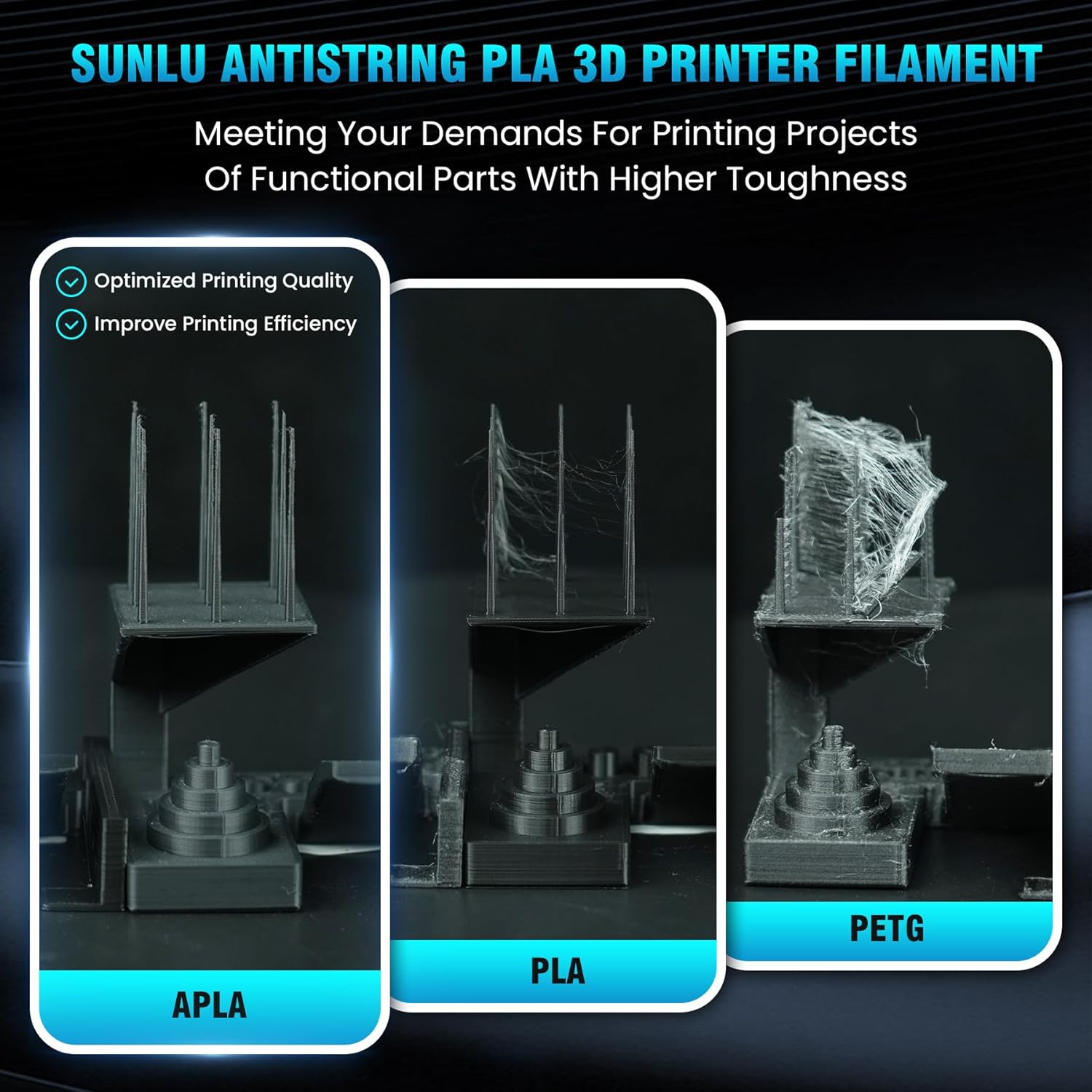 Sunlu 10kg apla/pla meta/alta  - 3D Printing Nylon avaliação e preço